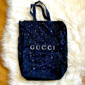 Gucci Navy Blue Constellation Tote Bag